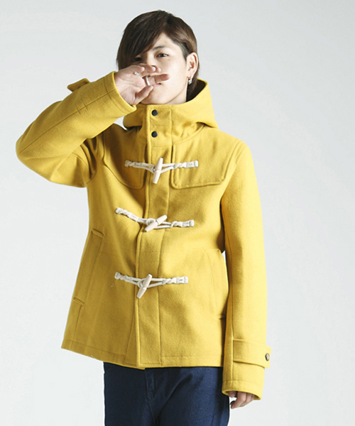 WEGO(ウィゴー)の「WEGO/メルトンダッフルコート(ダッフルコート・メンズ・ブルー/ネイビー/イエロー/キャメル/ワイン・SMALL/MEDIUM/LARGE/X-LARGE)」の11枚目の写真