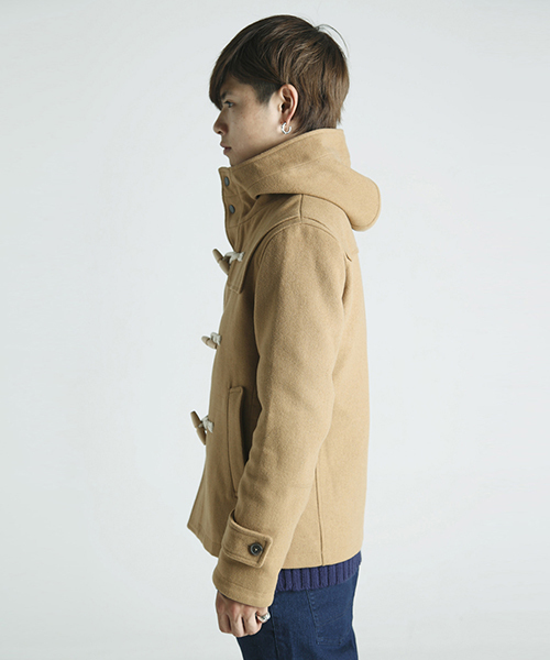 WEGO(ウィゴー)の「WEGO/メルトンダッフルコート(ダッフルコート・メンズ・ブルー/ネイビー/イエロー/キャメル/ワイン・SMALL/MEDIUM/LARGE/X-LARGE)」の16枚目の写真