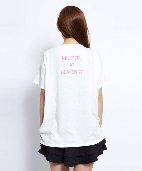 MILKFED.(ミルクフェド)の「BIG TEE DROPPED ICE(Tシャツ/カットソー・レディース・ホワイト/ライトパープル/ネイビー・ONE SIZE)」の8枚目の写真