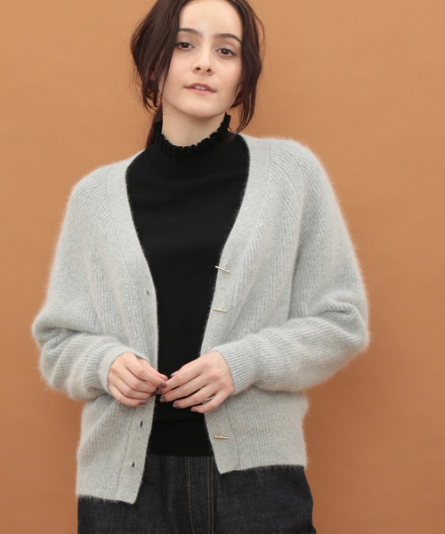 SALON adam et rope'（サロン アダム エ ロペ）の「片畦Vネック