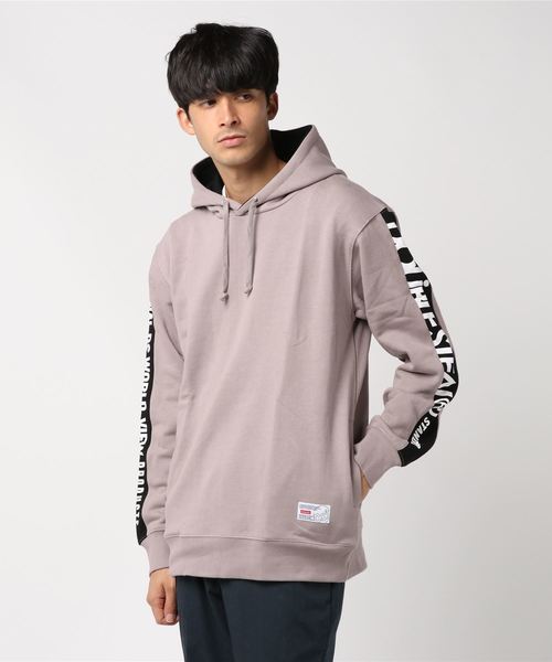 DOUBLE STEAL（ダブルスティール）の「Line Print Sweat パーカー（パーカー・メンズ・チャコールグレー/ブラック/スモークピンク・MEDIUM/LARGE/X-LARGE）」の13枚目の写真
