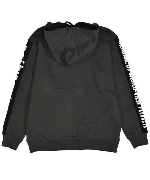 DOUBLE STEAL（ダブルスティール）の「Line Print Sweat パーカー（パーカー・メンズ・チャコールグレー/ブラック/スモークピンク・MEDIUM/LARGE/X-LARGE）」の10枚目の写真