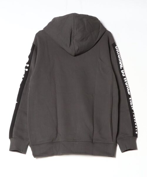 DOUBLE STEAL（ダブルスティール）の「Line Print Sweat パーカー（パーカー・メンズ・チャコールグレー/ブラック/スモークピンク・MEDIUM/LARGE/X-LARGE）」の5枚目の写真