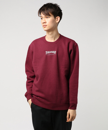 HOMETOWN CREW SWEAT/スラッシャーユニセックス10oz(オンス)ヘビーウェイトワンポイントロゴ裏起毛スウェットトレーナー