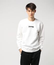 HOMETOWN CREW SWEAT/スラッシャーユニセックス10oz(オンス)ヘビーウェイトワンポイントロゴ裏起毛スウェットトレーナー