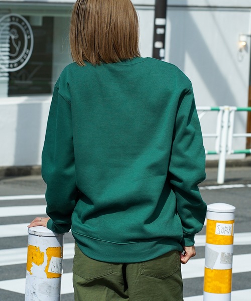 HOMETOWN CREW SWEAT/スラッシャーユニセックス10oz(オンス)ヘビーウェイトワンポイントロゴ裏起毛スウェットトレーナー（スウェット）｜THRASHER（スラッシャー）