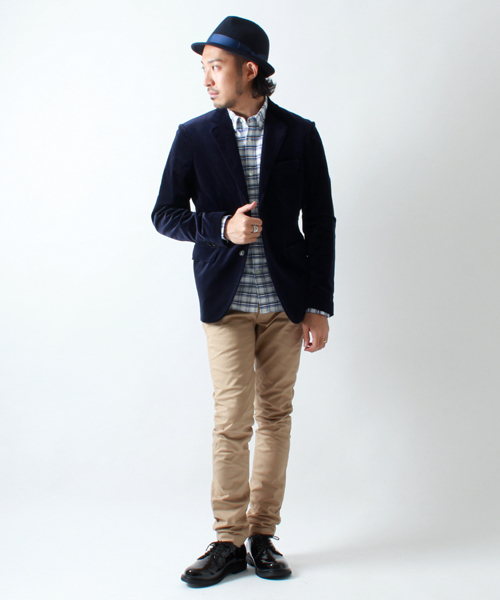 BEAMS（ビームス）の「□BEAMS / Velvet 2B ジャケット（テーラードジャケット・メンズ・ブラック/ネイビー・SMALL/MEDIUM/LARGE）」の12枚目の写真