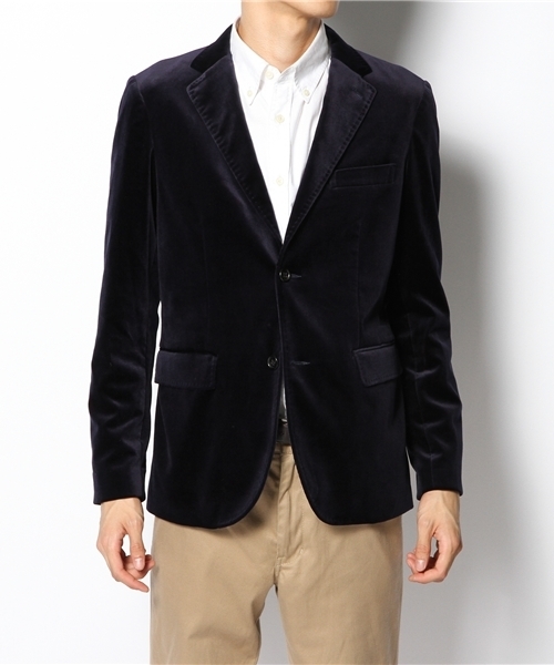 BEAMS（ビームス）の「□BEAMS / Velvet 2B ジャケット（テーラードジャケット・メンズ・ブラック/ネイビー・SMALL/MEDIUM/LARGE）」の14枚目の写真