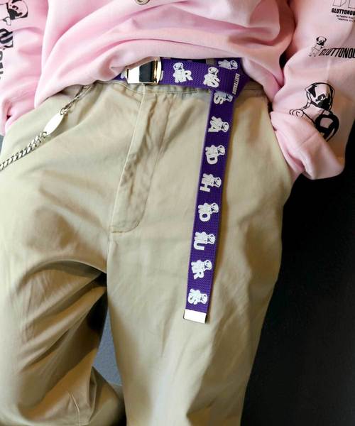 GLUTTONOUS（グルトン）の「【GLUTTONOUS/ グルトン】ロング ガチャベル（ベルト・メンズ・ブラック/パープル・FREE）」の9枚目の写真