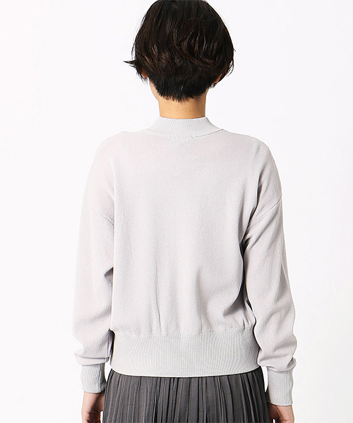 COMME CA ISM(コムサイズム)の「スプリングニット ブルゾン(ブルゾン・レディース・ネイビー/ライトグレー/グリーン・MEDIUM/LARGE/SMALL)」の6枚目の写真