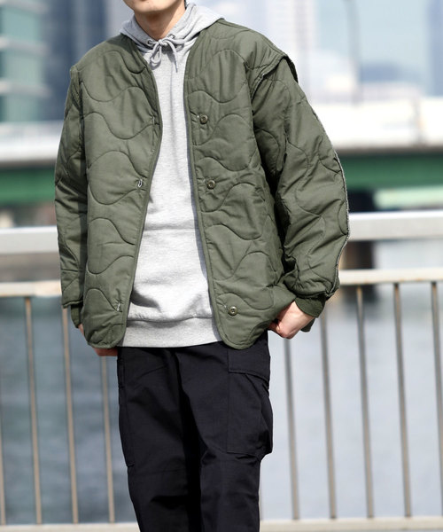 Denime（ドゥニーム）の「【DEAD STOCK】USGI LINER AIRCREW COAT / ミリタリーライナー（ミリタリージャケット・メンズ・カーキ・SMALL/MEDIUM）」の2枚目の写真