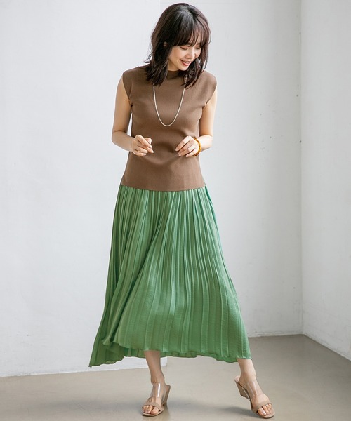 A part by（アパートバイ）の「Pランダムプリーツスカート 831897