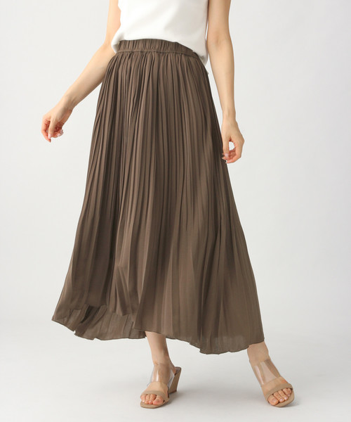 A part by（アパートバイ）の「Pランダムプリーツスカート　 831897（スカート・レディース・ベージュ/ブラウン/ブルー/グリーン・FREE）」の12枚目の写真