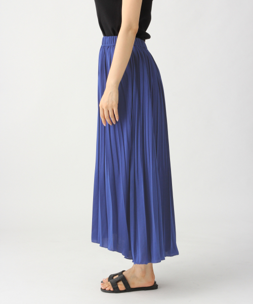 A part by（アパートバイ）の「Pランダムプリーツスカート　 831897（スカート・レディース・ベージュ/ブラウン/ブルー/グリーン・FREE）」の14枚目の写真