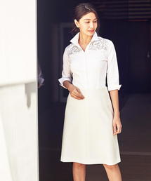 NARACAMICIE | スポンジダブルクロス台形スカート(スカート)