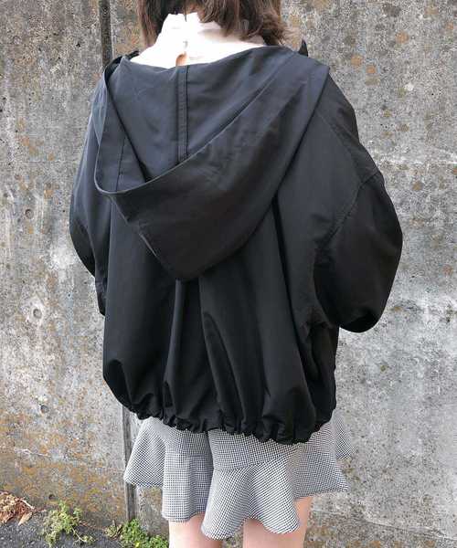 one after another NICE CLAUP（ワンアフターアナザーナイスクラップ）の「newボリューム袖マウンテンパーカー（マウンテンパーカー・レディース・アイボリー/ブラック/イエロー・FREE）」の18枚目の写真