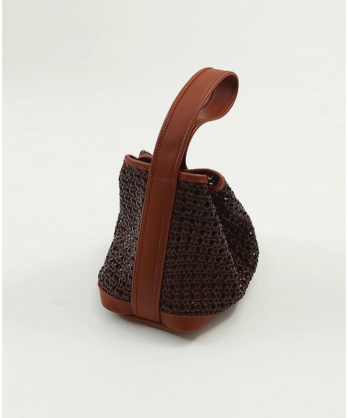 TODAYFUL（トゥデイフル）の「レザーメッシュバッグ（トートバッグ