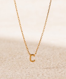 K18 イエローゴールド イニシャル ネックレス（C） BLOOM/ブルーム
