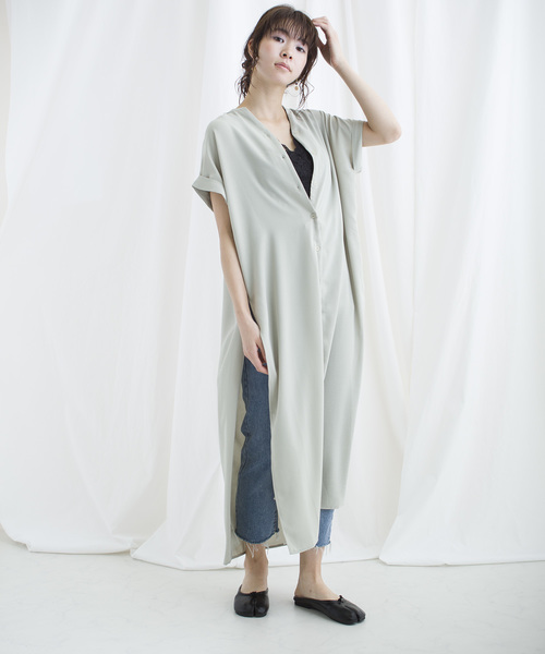lala Born(ララボーン)の「lalaBorn/ロングスリットワンピース(ワンピース・レディース・ホワイト/ブラック/ミント・FREE)」の20枚目の写真