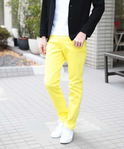 MICHEL KLEIN HOMME (ミッシェルクランオム)の「パンツ(ファクトリエコラボパンツ)(その他パンツ・メンズ・ブルー/ライトピンク/クリーム/グリーン・46/48/50)」の16枚目の写真