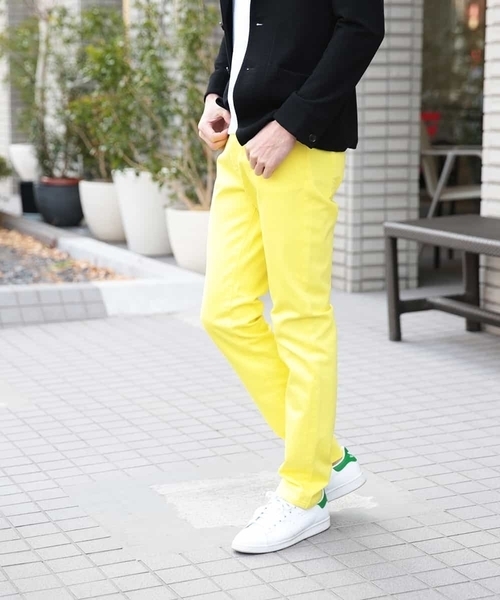 MICHEL KLEIN HOMME (ミッシェルクランオム)の「パンツ(ファクトリエコラボパンツ)(その他パンツ・メンズ・ブルー/ライトピンク/クリーム/グリーン・46/48/50)」の17枚目の写真