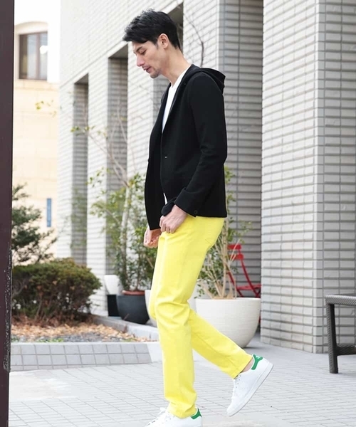MICHEL KLEIN HOMME (ミッシェルクランオム)の「パンツ(ファクトリエコラボパンツ)(その他パンツ・メンズ・ブルー/ライトピンク/クリーム/グリーン・46/48/50)」の20枚目の写真