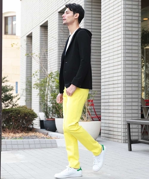 MICHEL KLEIN HOMME (ミッシェルクランオム)の「パンツ(ファクトリエコラボパンツ)(その他パンツ・メンズ・ブルー/ライトピンク/クリーム/グリーン・46/48/50)」の21枚目の写真