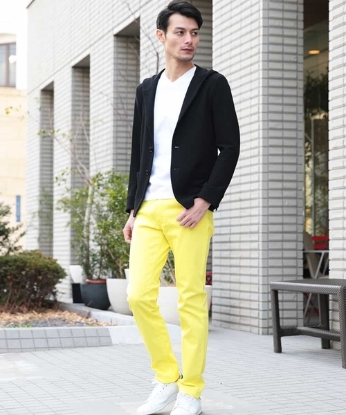 MICHEL KLEIN HOMME (ミッシェルクランオム)の「パンツ(ファクトリエコラボパンツ)(その他パンツ・メンズ・ブルー/ライトピンク/クリーム/グリーン・46/48/50)」の22枚目の写真