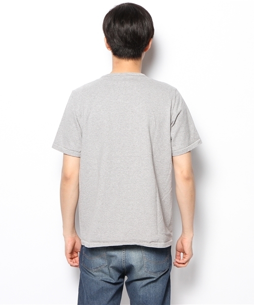 Denime(ドゥニーム)の「SS T Time is Art(Tシャツ/カットソー・メンズ・ホワイト/杢グレー/サックスブルー・LARGE/MEDIUM/SMALL)」の5枚目の写真