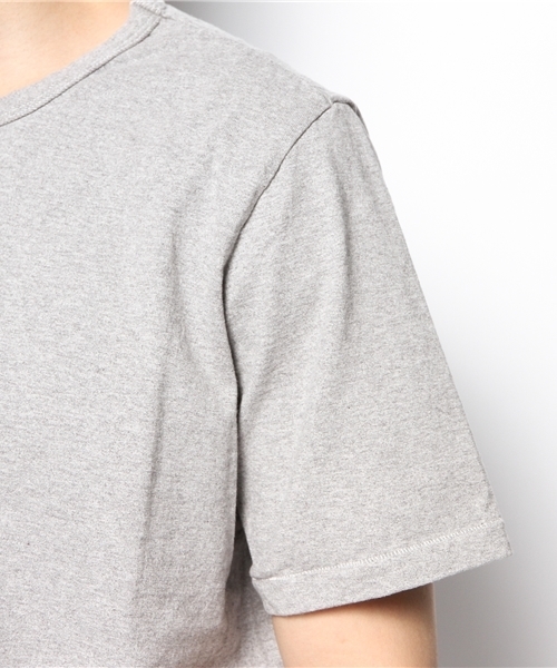 Denime(ドゥニーム)の「SS T Time is Art(Tシャツ/カットソー・メンズ・ホワイト/杢グレー/サックスブルー・LARGE/MEDIUM/SMALL)」の7枚目の写真