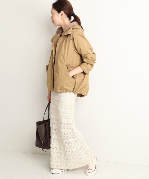 セール】エコファー付きフードミリタリーブルゾン◇（ブルゾン