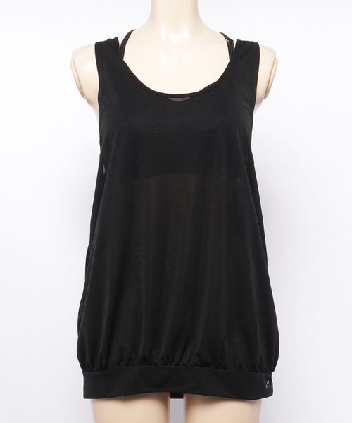 RUSTY(ラスティ)の「【RUSTY/ラスティー】レディースヨガウェア2点セット / タンクトップ バックオープン ヨガ フィットネス ジム(タンクトップ・レディース・ホワイト/ブラック/ピンク/ネイビー・MEDIUM/LARGE/SMALL)」の12枚目の写真