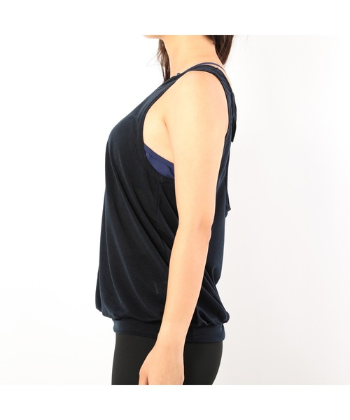 RUSTY(ラスティ)の「【RUSTY/ラスティー】レディースヨガウェア2点セット / タンクトップ バックオープン ヨガ フィットネス ジム(タンクトップ・レディース・ホワイト/ブラック/ピンク/ネイビー・MEDIUM/LARGE/SMALL)」の15枚目の写真