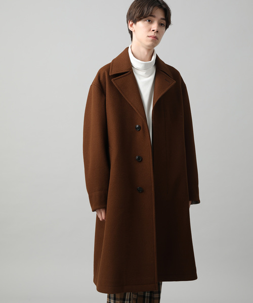 JUNRed(ジュンレッド)の「レストウォームアルスターカラーコート(その他アウター)」|ダークブラウン