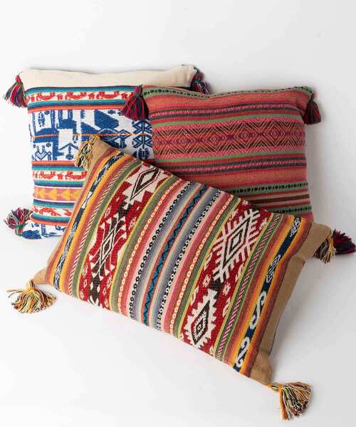 セール インド刺繍 ジャガードロングクッション 35 55 クッション クッションカバー George S ジョージズ のファッション通販 Zozotown