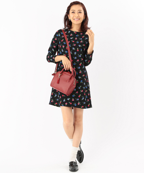 Ray BEAMS(レイビームス)の「Ray BEAMS / 2WAY ミニボストン & ショルダーバッグ(ショルダーバッグ・レディース・ワイン/ネイビー・ONE SIZE)」の14枚目の写真