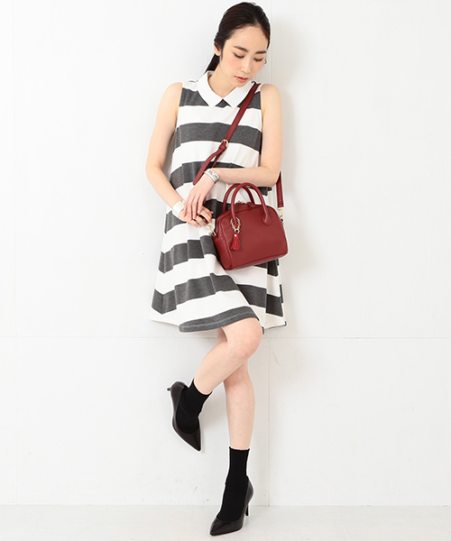Ray BEAMS(レイビームス)の「Ray BEAMS / 2WAY ミニボストン & ショルダーバッグ(ショルダーバッグ・レディース・ワイン/ネイビー・ONE SIZE)」の22枚目の写真