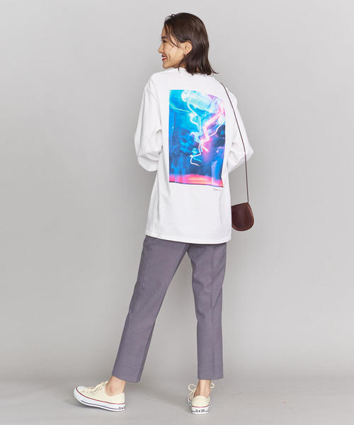 BEAUTY&YOUTH UNITED ARROWS(ビューティーアンドユースユナイテッドアローズ)の「<idilliaco>フォトプリントロングスリーブTシャツ(Tシャツ/カットソー・レディース・ホワイト/ブラック/その他1・FREE)」の18枚目の写真