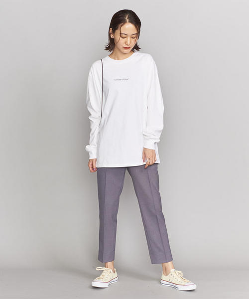 BEAUTY&YOUTH UNITED ARROWS(ビューティーアンドユースユナイテッドアローズ)の「<idilliaco>フォトプリントロングスリーブTシャツ(Tシャツ/カットソー・レディース・ホワイト/ブラック/その他1・FREE)」の7枚目の写真