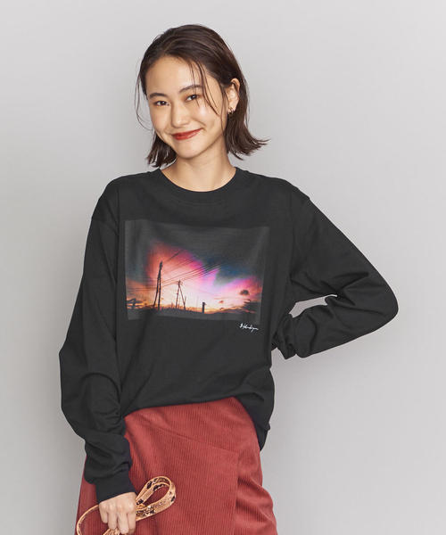 BEAUTY&YOUTH UNITED ARROWS(ビューティーアンドユースユナイテッドアローズ)の「<idilliaco>フォトプリントロングスリーブTシャツ(Tシャツ/カットソー・レディース・ホワイト/ブラック/その他1・FREE)」の8枚目の写真