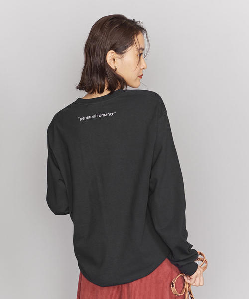 BEAUTY&YOUTH UNITED ARROWS(ビューティーアンドユースユナイテッドアローズ)の「<idilliaco>フォトプリントロングスリーブTシャツ(Tシャツ/カットソー・レディース・ホワイト/ブラック/その他1・FREE)」の9枚目の写真