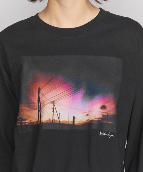 BEAUTY&YOUTH UNITED ARROWS(ビューティーアンドユースユナイテッドアローズ)の「<idilliaco>フォトプリントロングスリーブTシャツ(Tシャツ/カットソー・レディース・ホワイト/ブラック/その他1・FREE)」の11枚目の写真