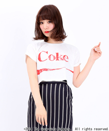 WEGO | WEGOオリジナルクロップドTシャツ（Coca-Cola）(Tシャツ/カットソー)
