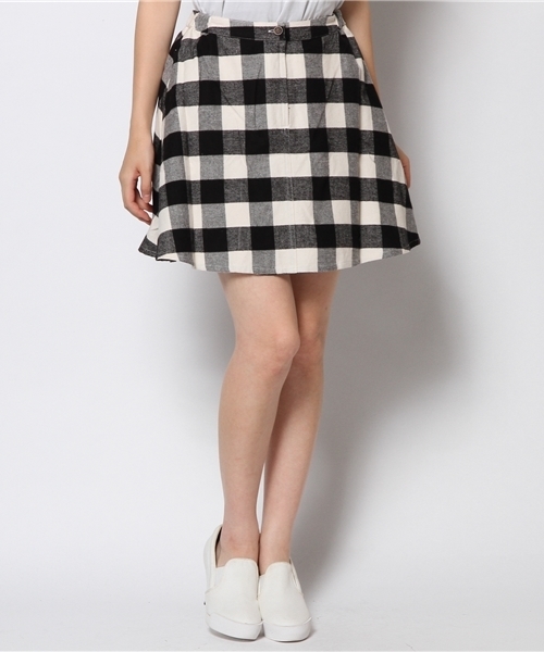 WEGO(ウィゴー)の「WEGO/チェックサーキュラースカート(スカート・レディース・ホワイト/ホワイト系その他/グリーン/ブルー/レッド/レッド系その他・FREE)」の10枚目の写真