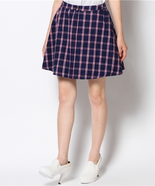 WEGO(ウィゴー)の「WEGO/チェックサーキュラースカート(スカート・レディース・ホワイト/ホワイト系その他/グリーン/ブルー/レッド/レッド系その他・FREE)」の12枚目の写真