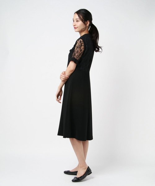 レーススタンドワンピース ワンピース 603 ワンピース ドレス ワンピース セール 603 ロクマルサン のファッション 数量は多い ワンピース