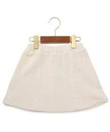 green label relaxing | 【KIDS】ケーブルジャカード スカート(スカート)