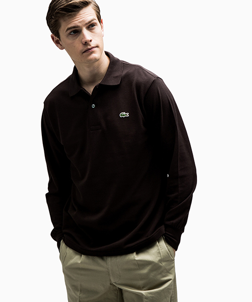 LACOSTE（ラコステ）の「オリジナルフィット 長袖 ポロシャツ（ポロシャツ・メンズ・バーガンディー/オリーブ/ミント/グレイッシュブルー/カーキ/サックスブルー/レッド/アイボリー/イエロー/ブラウン/ホワイト/ブラック/ネイビー/ローズ/インディゴブルー/霜降りグレー/ターコイズブルー/ボルドー/サファリグリーン/ダークオリーブ/ライトブルー/エメラルド/ダークブルー/グリーン/ワインレッド/ライトグレー/モスグリーン/オレンジ/コバルトブルー/ロイヤルブルー/ダークグレー/スカイブルー/バイオレット/ライトインディゴブルー/オレンジ系その他/クリアイエロー/ダークインディゴブルー/ワイン/ベージュ/マルーン/ブルー/ダークグリーン/ベージュ系その他/キャメル/アクア/ブルーグリーン/パープル/クリアブルー/アーミー/オリーブドラブ/ブルー系その他/マスタード/ブラウン系その他/カリビアンブルー/ベージュ系その他2/ブルー系その他2/ブルー系その他3/ダークネイビー・4/2/5/3/7/6）」の8枚目の写真
