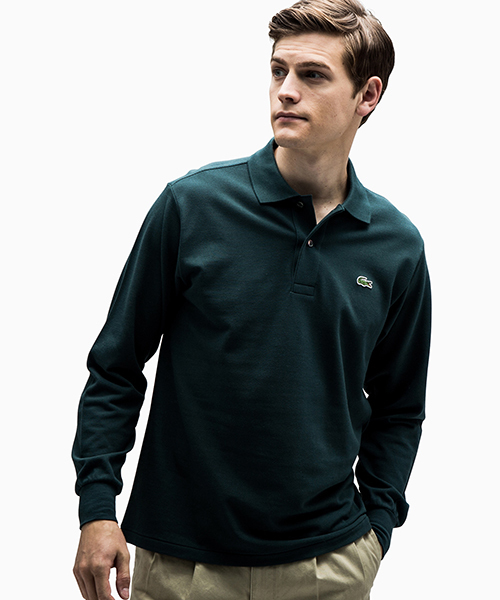 LACOSTE（ラコステ）の「オリジナルフィット 長袖 ポロシャツ（ポロシャツ・メンズ・バーガンディー/オリーブ/ミント/グレイッシュブルー/カーキ/サックスブルー/レッド/アイボリー/イエロー/ブラウン/ホワイト/ブラック/ネイビー/ローズ/インディゴブルー/霜降りグレー/ターコイズブルー/ボルドー/サファリグリーン/ダークオリーブ/ライトブルー/エメラルド/ダークブルー/グリーン/ワインレッド/ライトグレー/モスグリーン/オレンジ/コバルトブルー/ロイヤルブルー/ダークグレー/スカイブルー/バイオレット/ライトインディゴブルー/オレンジ系その他/クリアイエロー/ダークインディゴブルー/ワイン/ベージュ/マルーン/ブルー/ダークグリーン/ベージュ系その他/キャメル/アクア/ブルーグリーン/パープル/クリアブルー/アーミー/オリーブドラブ/ブルー系その他/マスタード/ブラウン系その他/カリビアンブルー/ベージュ系その他2/ブルー系その他2/ブルー系その他3/ダークネイビー・4/2/5/3/7/6）」の16枚目の写真