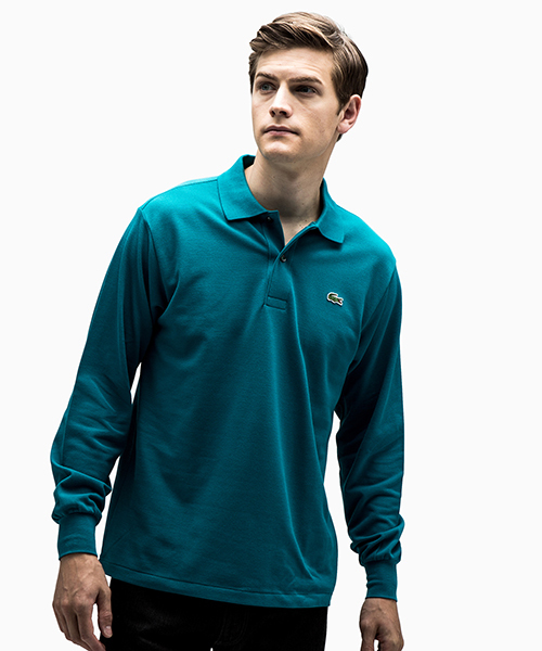 LACOSTE（ラコステ）の「オリジナルフィット 長袖 ポロシャツ（ポロシャツ・メンズ・バーガンディー/オリーブ/ミント/グレイッシュブルー/カーキ/サックスブルー/レッド/アイボリー/イエロー/ブラウン/ホワイト/ブラック/ネイビー/ローズ/インディゴブルー/霜降りグレー/ターコイズブルー/ボルドー/サファリグリーン/ダークオリーブ/ライトブルー/エメラルド/ダークブルー/グリーン/ワインレッド/ライトグレー/モスグリーン/オレンジ/コバルトブルー/ロイヤルブルー/ダークグレー/スカイブルー/バイオレット/ライトインディゴブルー/オレンジ系その他/クリアイエロー/ダークインディゴブルー/ワイン/ベージュ/マルーン/ブルー/ダークグリーン/ベージュ系その他/キャメル/アクア/ブルーグリーン/パープル/クリアブルー/アーミー/オリーブドラブ/ブルー系その他/マスタード/ブラウン系その他/カリビアンブルー/ベージュ系その他2/ブルー系その他2/ブルー系その他3/ダークネイビー・4/2/5/3/7/6）」の18枚目の写真